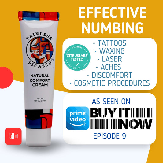 1.69 oz 50ML Numbing Cream Natural Effective